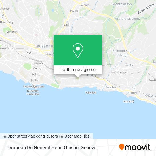 Tombeau Du Général Henri Guisan Karte