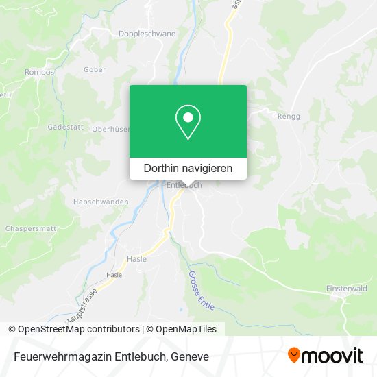 Feuerwehrmagazin Entlebuch Karte