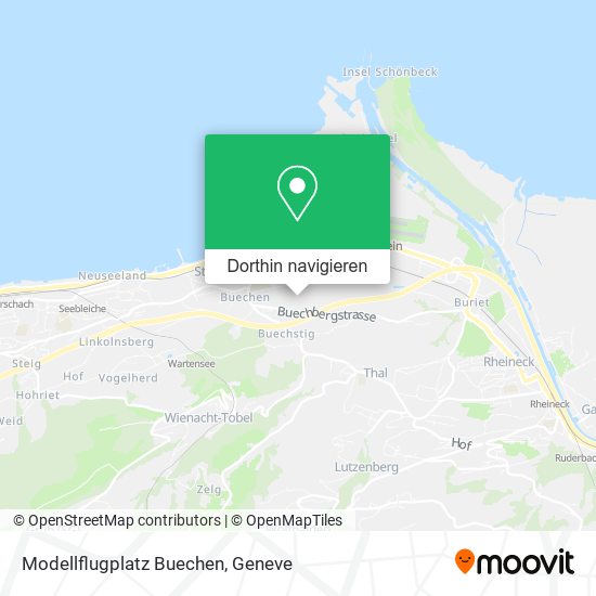 Modellflugplatz Buechen Karte