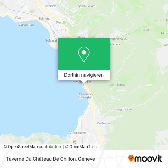 Taverne Du Château De Chillon Karte