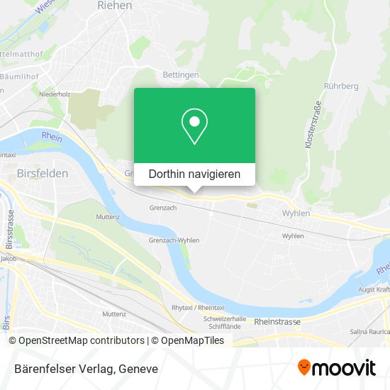 Bärenfelser Verlag Karte