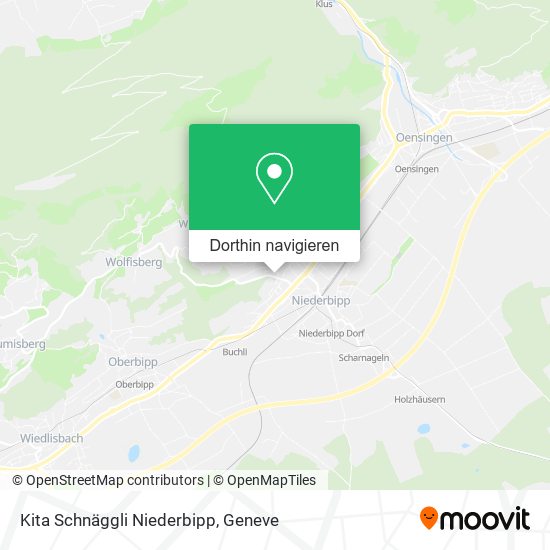 Kita Schnäggli Niederbipp Karte