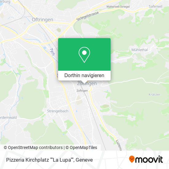Pizzeria Kirchplatz ""La Lupa"" Karte