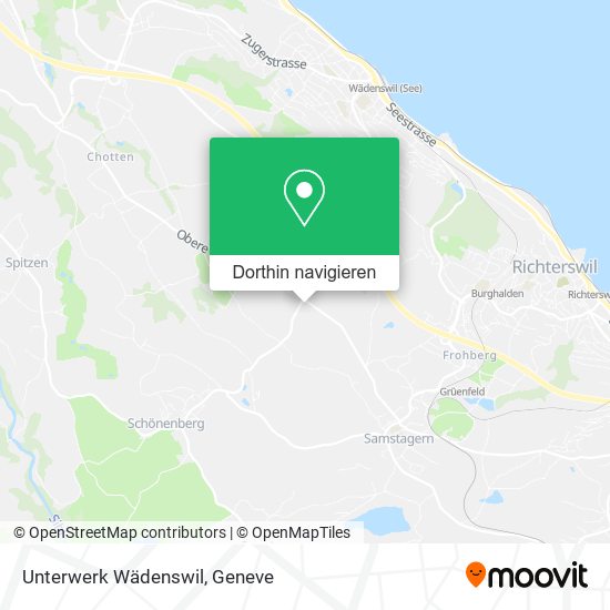 Unterwerk Wädenswil Karte