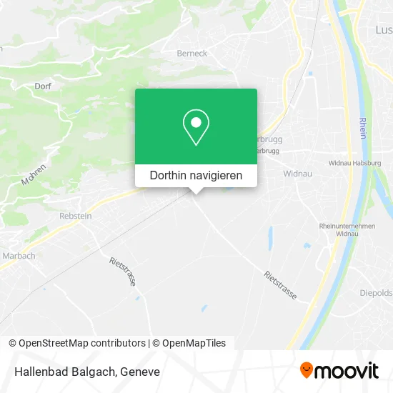 Hallenbad Balgach Karte