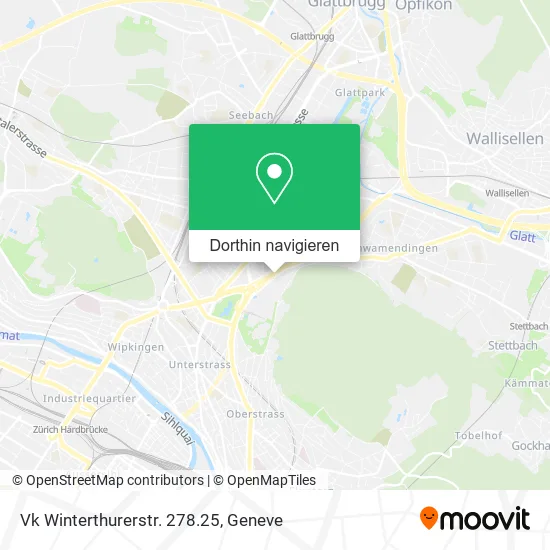 Vk Winterthurerstr. 278.25 Karte