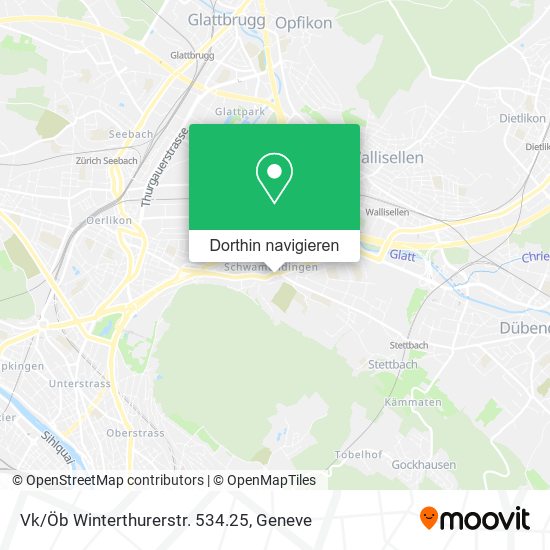 Vk/Öb Winterthurerstr. 534.25 Karte