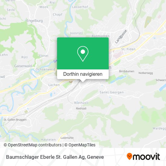 Baumschlager Eberle St. Gallen Ag Karte