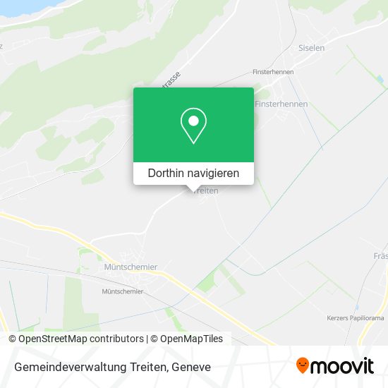 Gemeindeverwaltung Treiten Karte