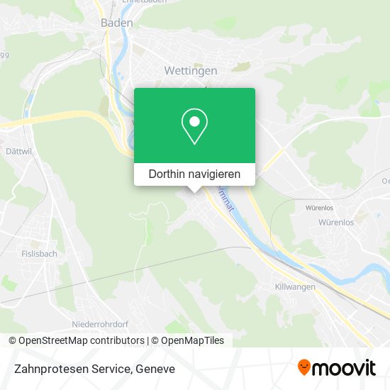 Zahnprotesen Service Karte