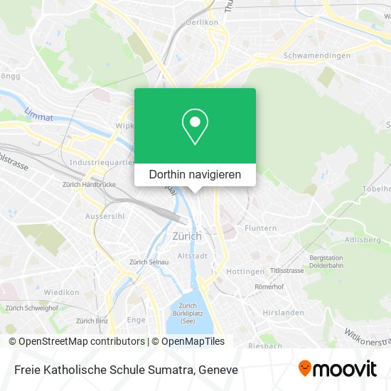 Freie Katholische Schule Sumatra Karte
