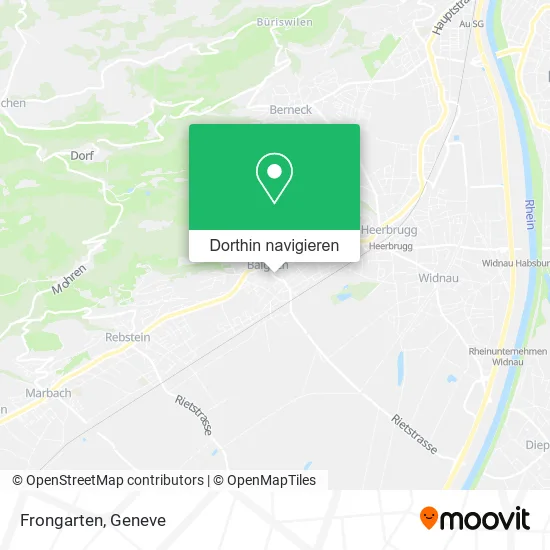 Frongarten Karte