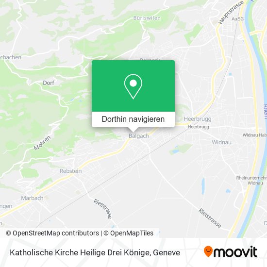 Katholische Kirche Heilige Drei Könige Karte
