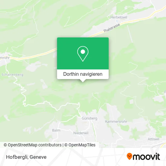 Hofbergli Karte