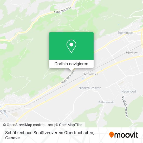 Schützenhaus Schützenverein Oberbuchsiten Karte