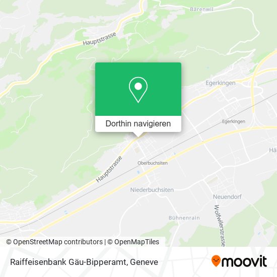 Raiffeisenbank Gäu-Bipperamt Karte