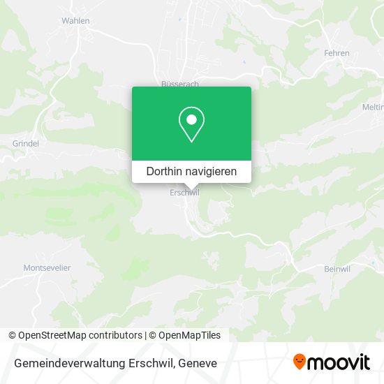 Gemeindeverwaltung Erschwil Karte