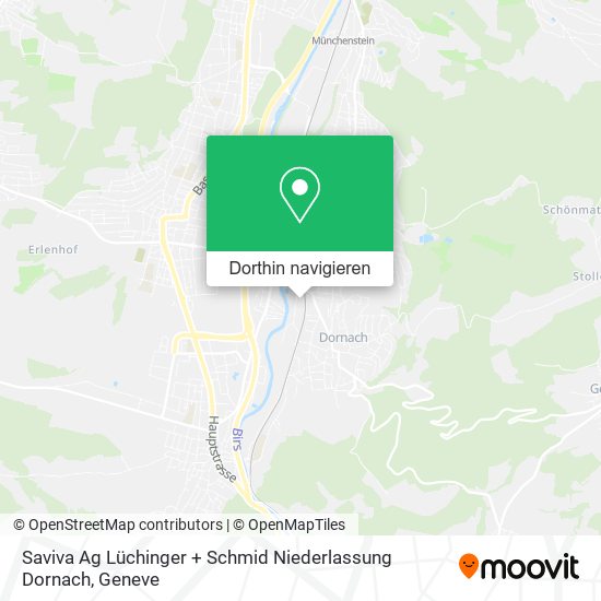 Saviva Ag Lüchinger + Schmid Niederlassung Dornach Karte