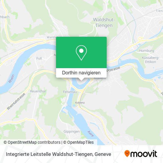 Integrierte Leitstelle Waldshut-Tiengen Karte