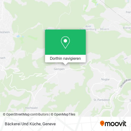 Bäckerei Und Küche Karte