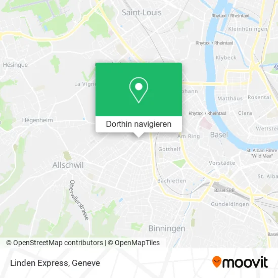 Linden Express Karte