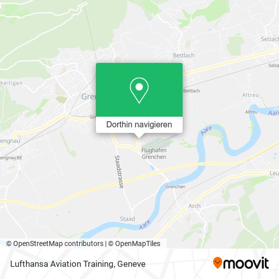 Lufthansa Aviation Training Karte