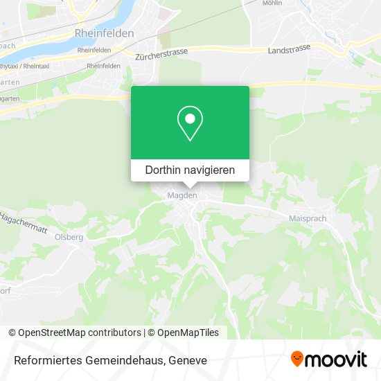 Reformiertes Gemeindehaus Karte