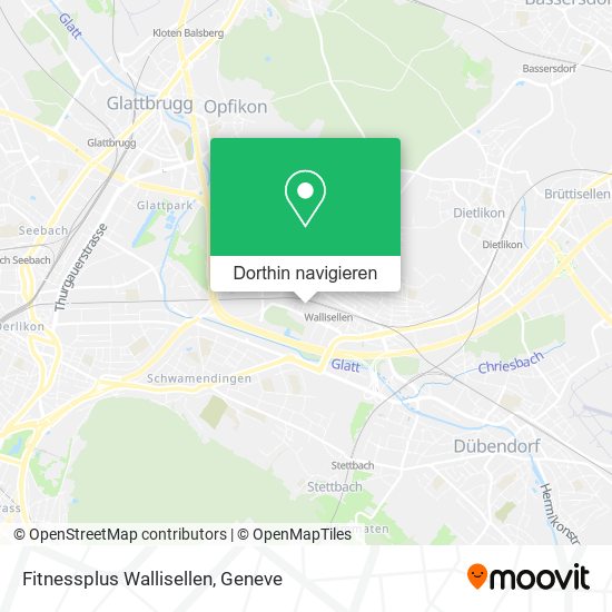 Fitnessplus Wallisellen Karte