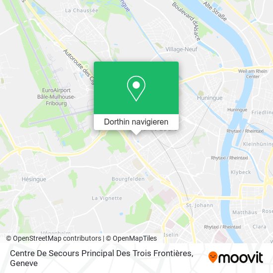 Centre De Secours Principal Des Trois Frontières Karte