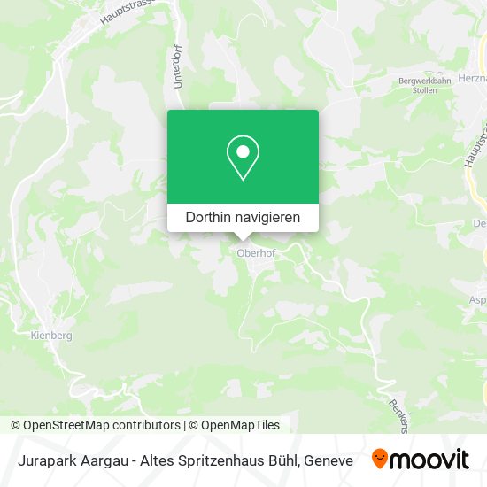 Jurapark Aargau - Altes Spritzenhaus Bühl Karte