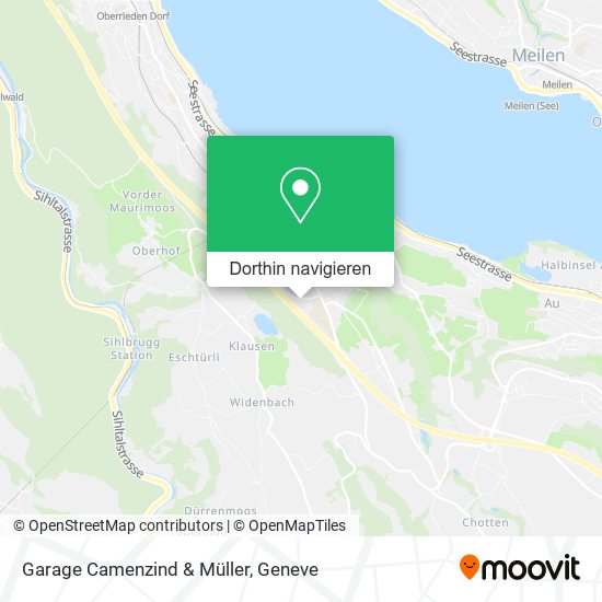 Garage Camenzind & Müller Karte