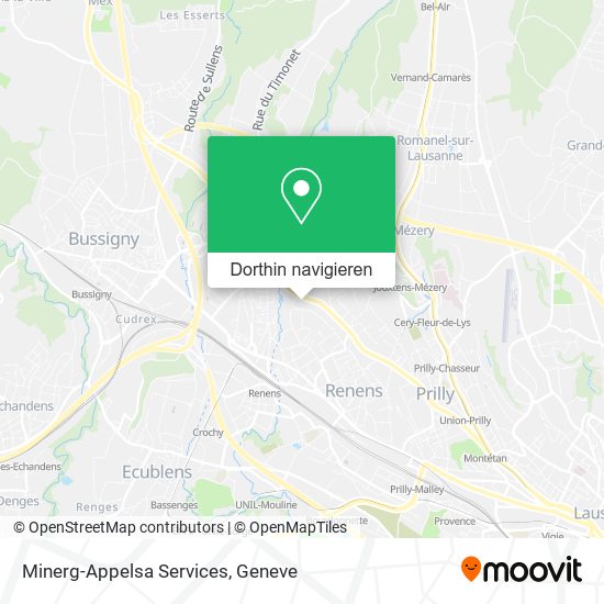Minerg-Appelsa Services Karte