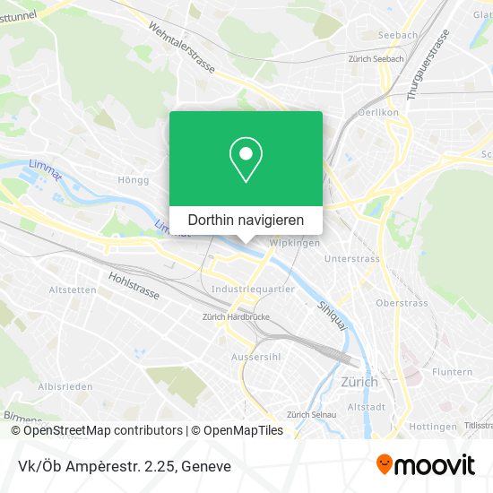 Vk/Öb Ampèrestr. 2.25 Karte