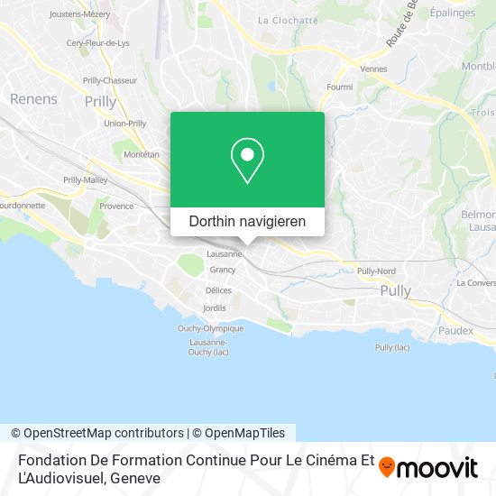 Fondation De Formation Continue Pour Le Cinéma Et L'Audiovisuel Karte