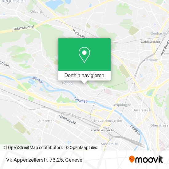 Vk Appenzellerstr. 73.25 Karte
