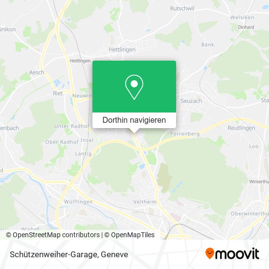 Schützenweiher-Garage Karte
