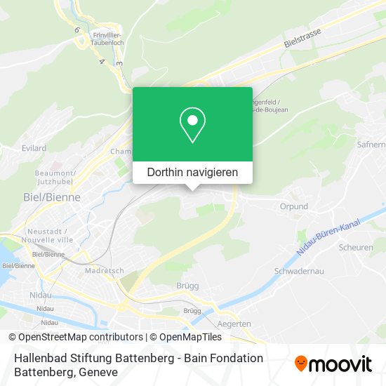 Hallenbad Stiftung Battenberg - Bain Fondation Battenberg Karte