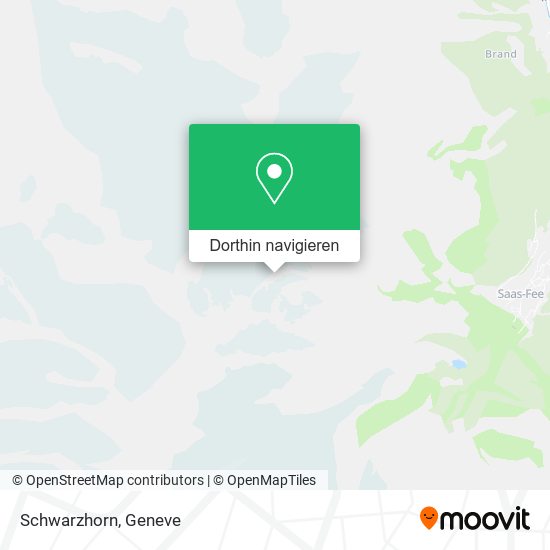 Schwarzhorn Karte