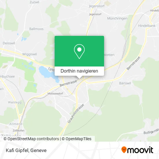 Kafi Gipfel Karte