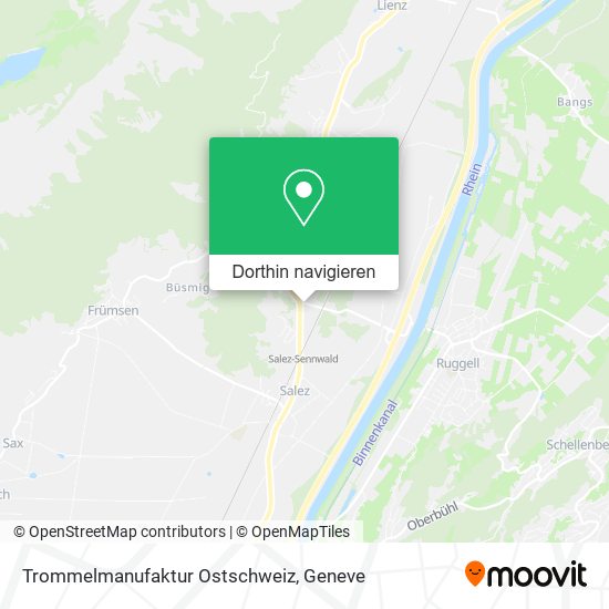 Trommelmanufaktur Ostschweiz Karte
