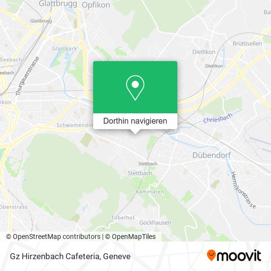 Gz Hirzenbach Cafeteria Karte