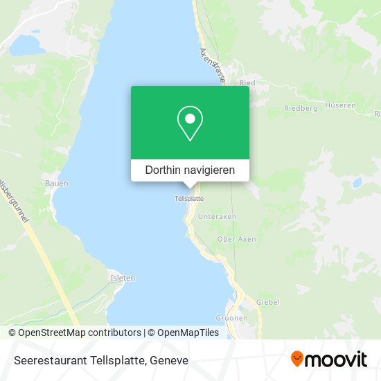 Seerestaurant Tellsplatte Karte