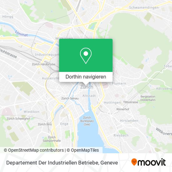 Departement Der Industriellen Betriebe Karte