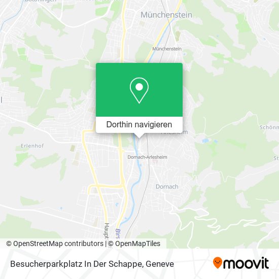 Besucherparkplatz In Der Schappe Karte
