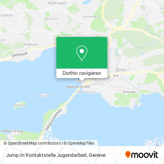 Jump-In Kontaktstelle Jugendarbeit Karte