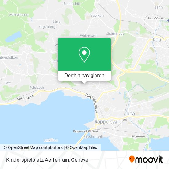 Kinderspielplatz Aeffenrain Karte
