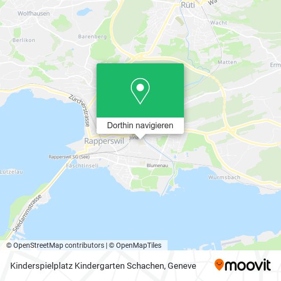 Kinderspielplatz Kindergarten Schachen Karte