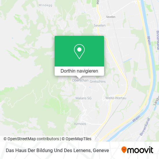 Das Haus Der Bildung Und Des Lernens Karte