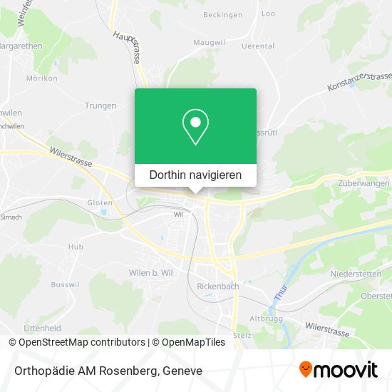 Orthopädie AM Rosenberg Karte