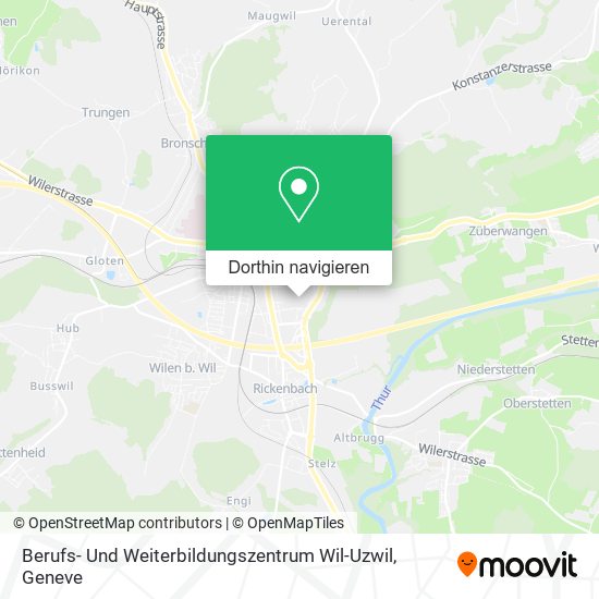 Berufs- Und Weiterbildungszentrum Wil-Uzwil Karte